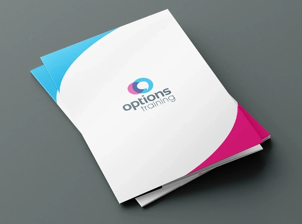  Options Training Folder Mockup
